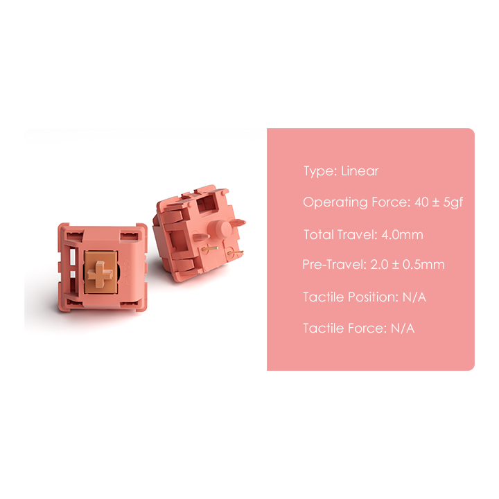 Akko Rosewood Linear Switches